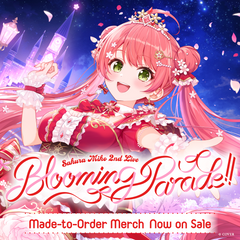 【Made-to-order】Sakura Miko 2nd Live “Blooming Parade!!” Concert Merch