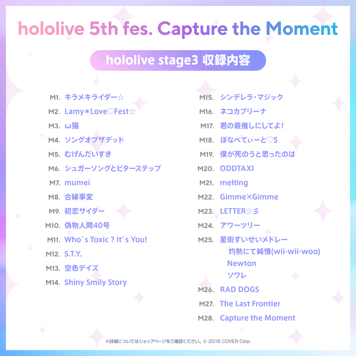 hololive 5th fes. Capture the Moment Blu-ray