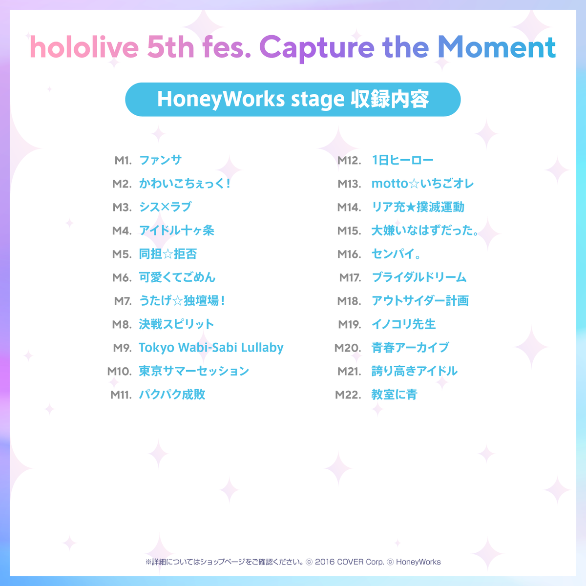 hololive 5th fes. Capture the Moment Blu-ray