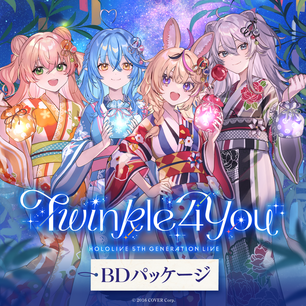 hololive 5th Generation Live “Twinkle 4 You” Blu-ray – hololive ...