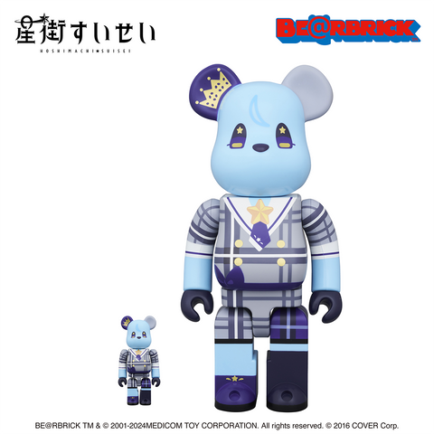 hololive × BE@RBRICK Hoshimachi Suisei 100% & 400%