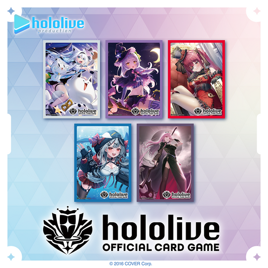 hololive OFFICIAL CARD GAME Official holocard Sleeve vol.4 - vol.8 hololive production official shop hololive OFFICIAL CARD GAME Official holocard Sleeve vol.4 - vol.8 hololive production official shop