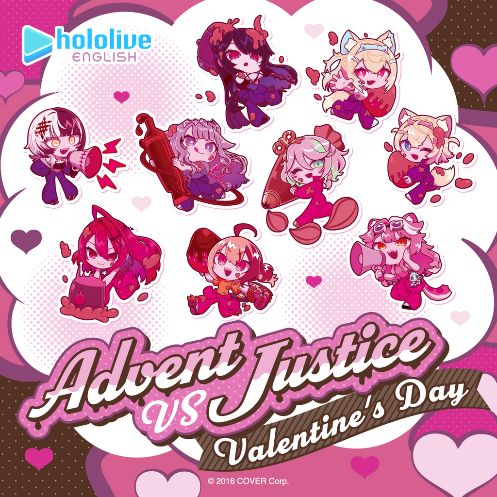 ホロライブEnglish Advent VS Justice Valentine's Day