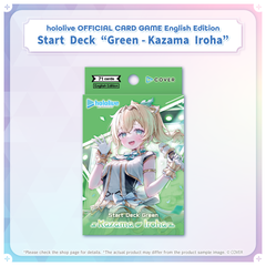 hololive OFFICIAL CARD GAME English Edition Start Deck "Green - Kazama Iroha"