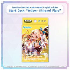 hololive OFFICIAL CARD GAME English Edition Start Deck "Yellow - Shiranui Flare"