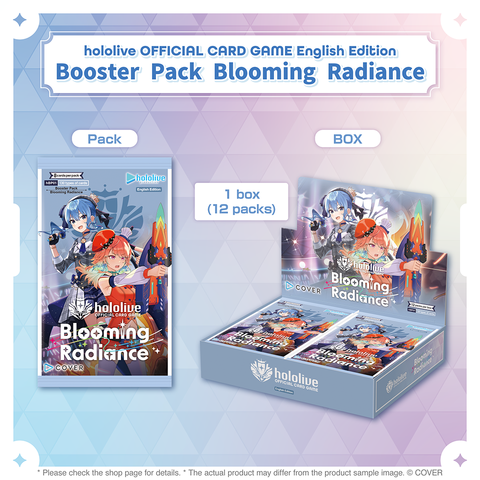 hololive OFFICIAL CARD GAME English Edition Booster pack "Blooming Radiance"