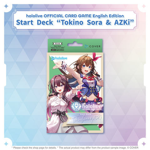 hololive OFFICIAL CARD GAME Start deck "Tokino Sora & AZKi"