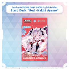 hololive OFFICIAL CARD GAME English Edition Start Deck "Red - Nakiri Ayame"