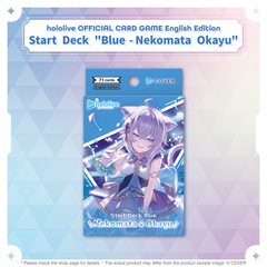 hololive OFFICIAL CARD GAME English Edition Start Deck "Blue - Nekomata Okayu"