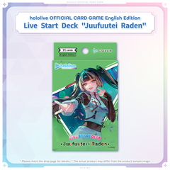 hololive OFFICIAL CARD GAME English Edition Live Start Deck Juufuutei Raden
