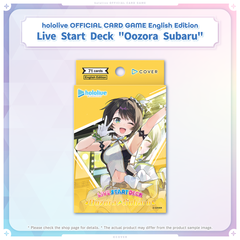hololive OFFICIAL CARD GAME English Edition Live Start Deck Oozora Subaru