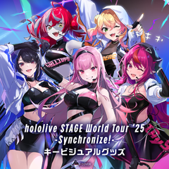 hololive STAGE World Tour '25 -Synchronize!- Key Visual Merchandise