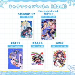 hololive Splash T-Party! キャラファインパネル