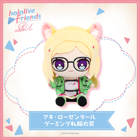 hololive friends with u Aki Rosenthal Gaming Casual Outfit