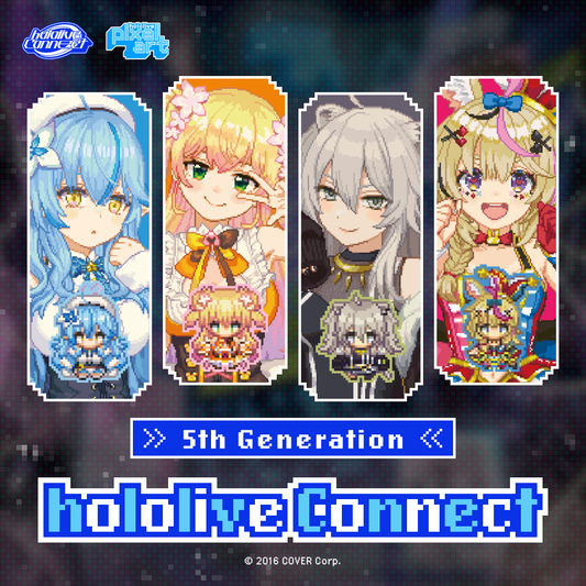 hololive Connect hololive pixel art 5期生 – hololive production