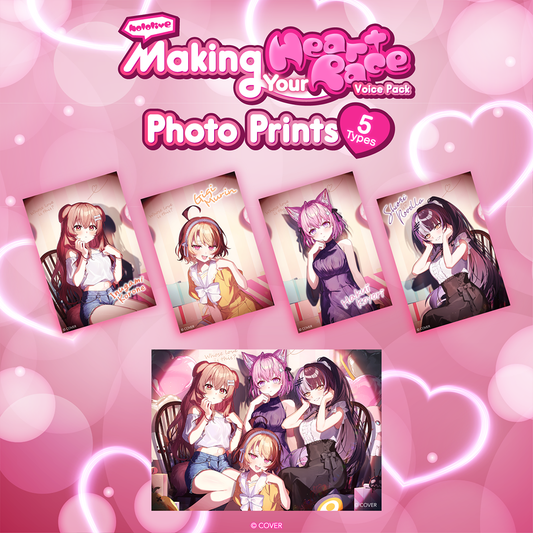 hololive Making Your Heart Race Voice Pack Photo Prints – hololive