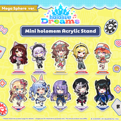 holodori Mini holomem Acrylic Stand Mega Sphere ver.