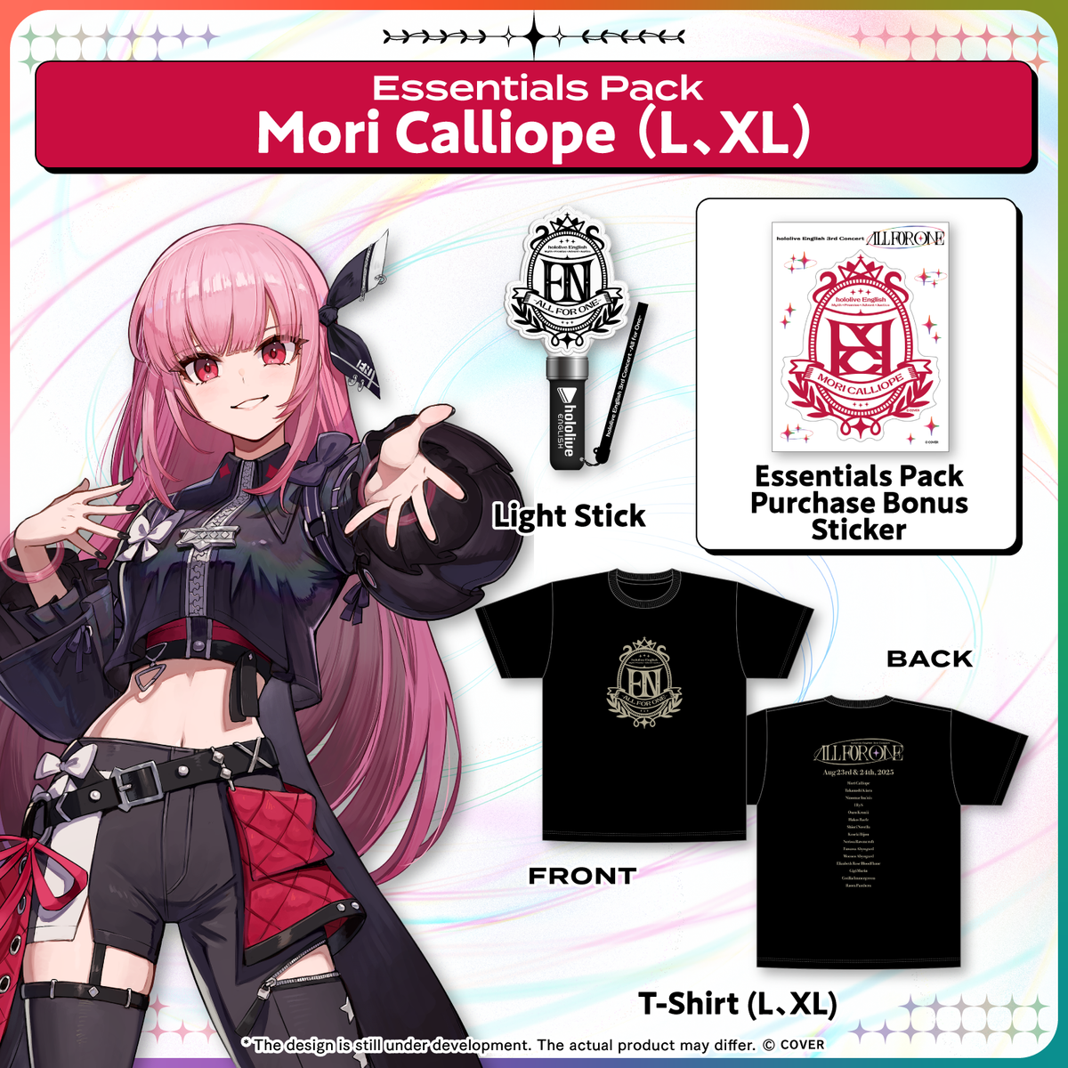 In-Stock Merch】hololive English 3rd Concert -All for One- Concert In-Stock Merch】hololive English 3rd Concert -All for One- Concert