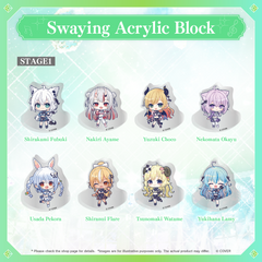 【Made-to-order】hololive 7th fes. Ridin' on Dreams Swaying Acrylic Block