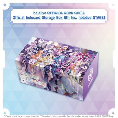 hololive OFFICIAL CARD GAME Official holocard Storage Box 6th fes
