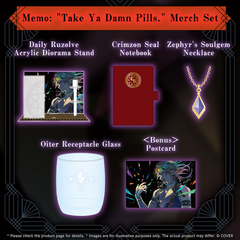 Crimzon Ruze Memo: "Take Ya Damn Pills." Merch