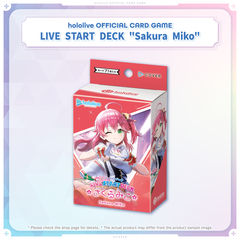 hololive OFFICIAL CARD GAME LIVE START DECK "Sakura Miko"