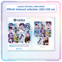 hololive OFFICIAL CARD GAME Official holocard collection-2025 LIVE set-