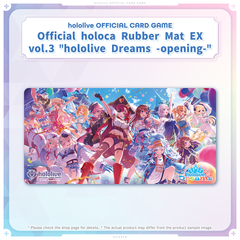 hololive OFFICIAL CARD GAME Official holocard Rubber Mat EX vol.3 - vol.6