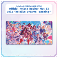 hololive OFFICIAL CARD GAME Official holocard Rubber Mat EX vol.3 hololive OFFICIAL CARD GAME Official holocard Rubber Mat EX vol.3