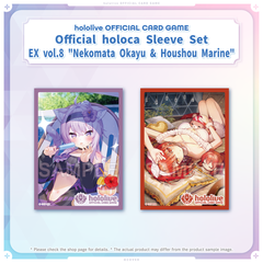 hololive OFFICIAL CARD GAME Official holoca Sleeve Set EX vol.8「Nekomata Okayu & Houshou Marine」