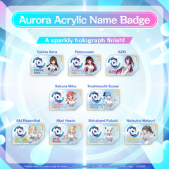 【Made-to-order】hololive SUPER EXPO 2026 Aurora Acrylic Name Badge