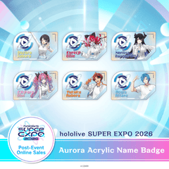 【Made-to-order】hololive SUPER EXPO 2026 Aurora Acrylic Name Badge