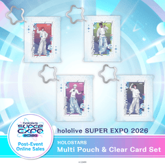 【Made-to-order】hololive SUPER EXPO 2026 HOLOSTARS Multi Pouch & Clear Card Set