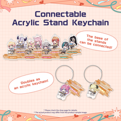〈Advanced shipping〉hololive wacha-wacha high school festival Connectable Acrylic Stand Keychain