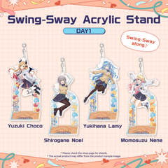 〈Advanced shipping〉hololive wacha-wacha high school festival Swing-Sway Acrylic Stand