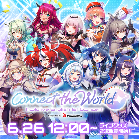 [Resale] "hololive English 1st Concert -Connect the World-" Concert Merchandise