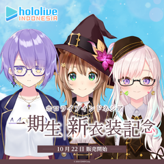 ホロライブインドネシア一期生 新衣装記念
