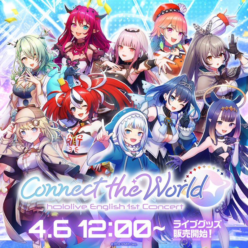 "hololive English 1st Concert -Connect the World-" Concert Merchandise	